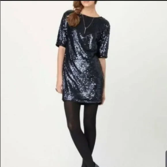 retro style midi dress Retro Kelly Midi Dress (Navy)